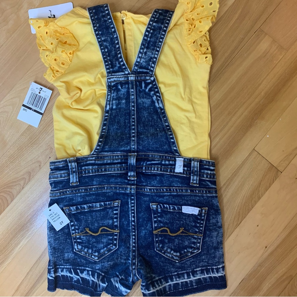 7 For All Mankind Shorterall Set - Picture 2 of 5